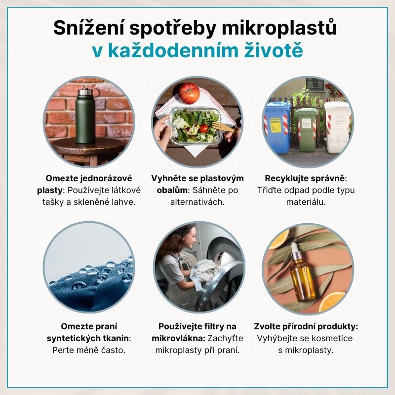 Snížení spotřeby mikroplastů v každodenním životě